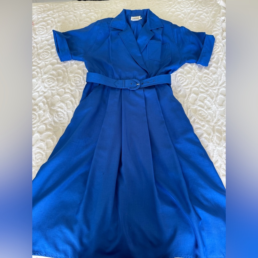 Women’s Vintage Leslie Fay A Line Midi Dress